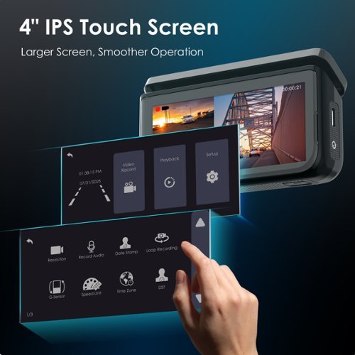 Rexing R88 4K Front + 4K Rear Dual Sony STARVIS Dash Cam with 5.8GHz WiFi GPS - Black BUY ONLINE