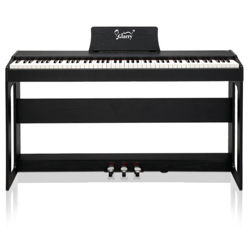 Winado - 88 Key Piano Keyboard Digital Piano with 3 Tone Controls, MIDI & Bluetooth Functionality, Includes Headphones-Front_Standard 