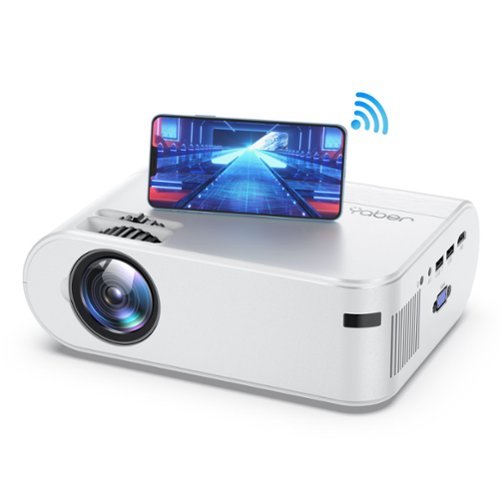 Yaber  Buffalo U2 HIFI Stereo Projector with 720P Resolution, WiFi Wireless Screen Mirroring, and Zoom Function - White HOW TO BUY