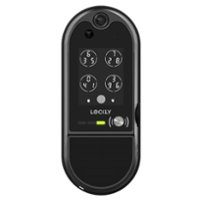 Lockly - Vision Elite Smart Lock Deadbolt with App/Electronic Guest/Touchscreen - Matte Black