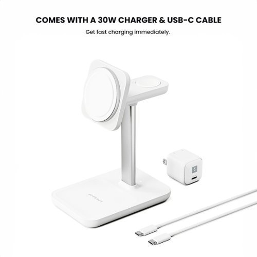 JOURNEY TRIO ULTRA 3-in-1 Fast Wireless Charging Station - White WORLDWIDE DELIVERY