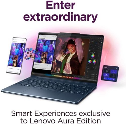Lenovo Yoga 9i 2-in-1 Aura Edition - Copilot+ PC - 14 3K 120Hz OLED Touchscreen Laptop - Intel Core Ultra 7 258V - 32GB - 1TB - Cosmic Blue WORLDWIDE DELIVERY