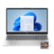 HP - 15.6" Full HD Touchscreen Laptop - AMD Ryzen 7 7730U - 16GB Memory - 512GB SSD - Natural Silver-Front_Standard