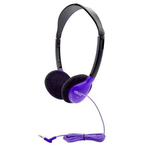 HamiltonBuhl - Personal On-Ear Stereo Headphone, Purple-Front_Standard 