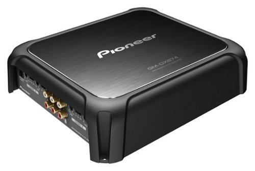  Pioneer - GM-DX874 - 4-Channel Class D Amplifier, 1200W Max, Hi-Res Certified, Bridgeable, Variable HPF/LPF, Wired Bass Remote - Black