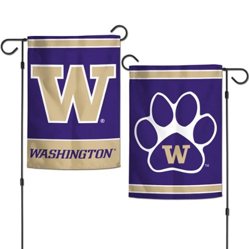 WinCraft - Washington Huskies 12" x 18" Double-Sided Garden Flag - Multicolor-Front_Standard 