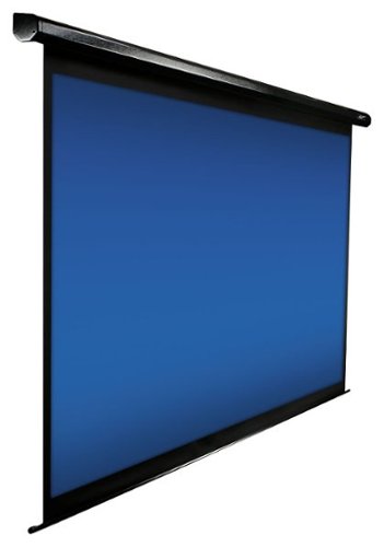 Elite Screens - Spectrum Series 125" Motorized Projector Screen - Black