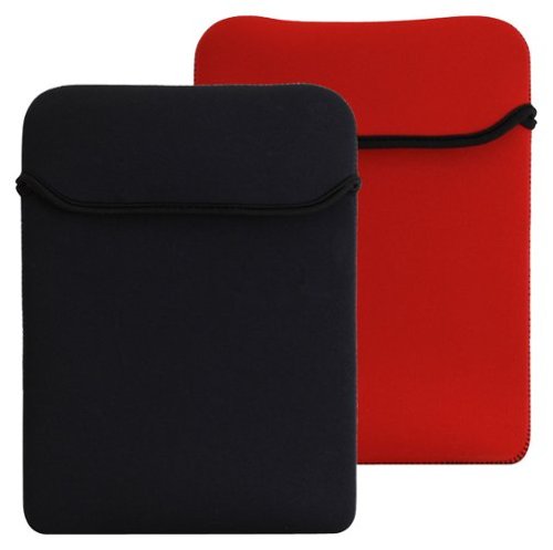  Hipstreet - Sleeve for Most Tablets Up to 10.1&quot; - Red/Black