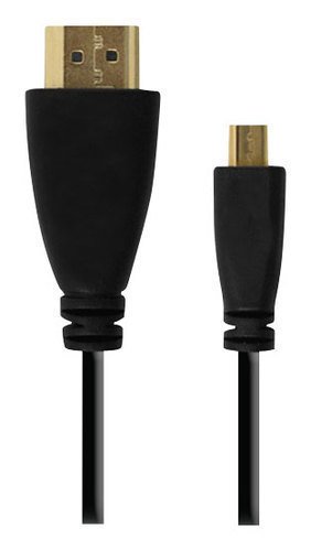  Hipstreet - 12' Micro-HDMI-to-HDMI Cable - Black