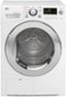 LG - 4.2 Cu. Ft. 9-Cycle Electric Dryer - White-Front_Standard