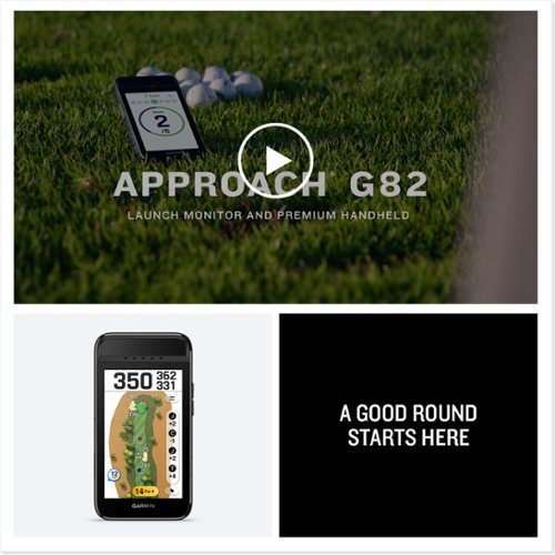 Garmin Approach G82 Launch Monitor and Premium 5 GPS Golf Handheld with Built-in Bluetooth - Black WHERE TO BUY