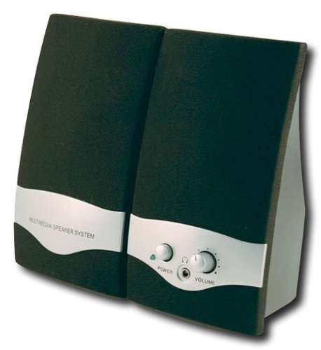  Axis - 2.0 Multimedia Speaker System (2-Piece) - Black