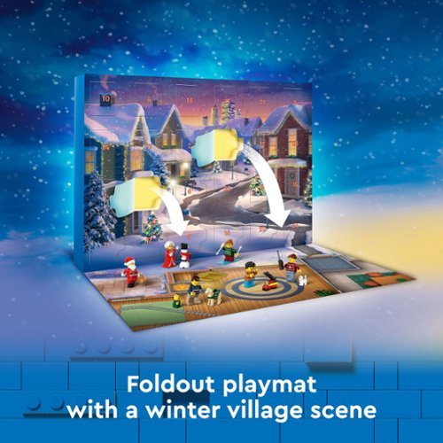 LEGO City 2024 Advent Calendar with Miniature Christmas Figures 60436 WORLDWIDE DELIVERY