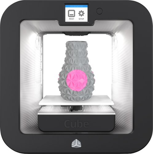 3D Systems - Cube Wireless 3D Printer - Black-Front_Standard 