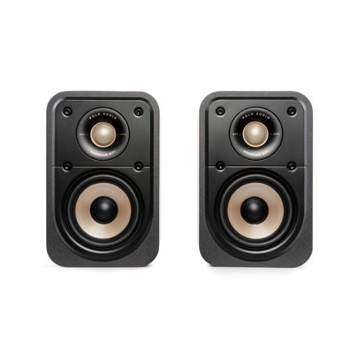 Polk Audio - Signature Elite ES10 Hi-Res Surround Speaker - Stunning Black-Front_Standard 