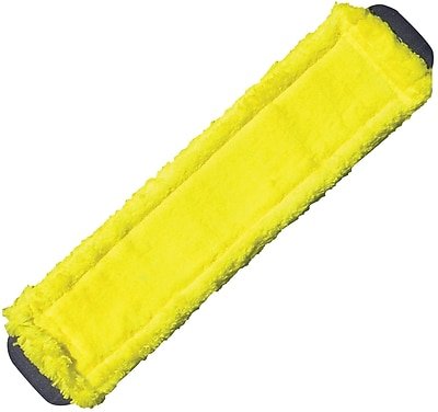 Unger - SmartColor 16" MicroMop 15.0 Standard Mop, Tailband, 5/Pack (MM40Y) - Yellow