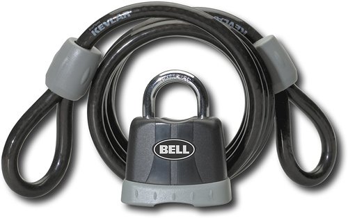 Bell - Key'n Go Cable and Padlock - Black-Front_Standard 