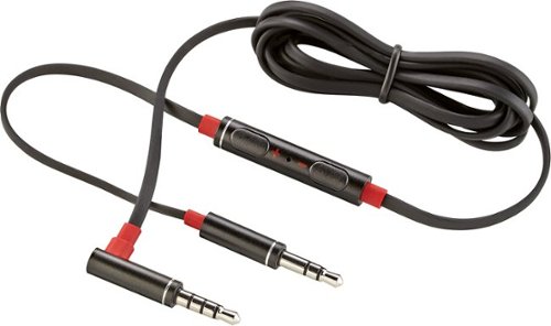  Platinum™ - 5' 3.5mm Audio Cable - Black/Red
