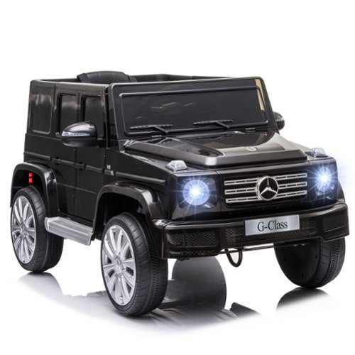 Aosom - 12V Kids Electric Car, Mercedes Benz G500 Licensed Ride on Truck with Remote, Headlights, Music, Suspension, Storage-Front_Standard 