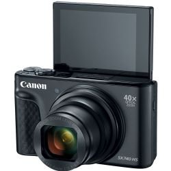 キヤノンPowerShot SX740 HS ブラックと予備のバッテリーとケース Bundle Canon PowerShot SX740 HS 128GB 4K AOM Pro Kit Black - Best Buy