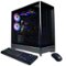 CyberPowerPC - Gaming Desktop - Intel Core i7-14700F - NVIDIA GeForce RTX 5070 12GB - 32GB DDR5 - 2TB PCIe 4.0 SSD - Black-Front_Standard