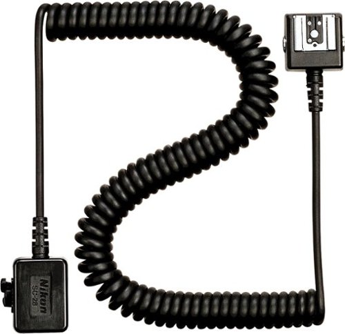 Nikon - SC-28 TTL Off-Camera Flash Remote Cord - Black-Angle_Standard 