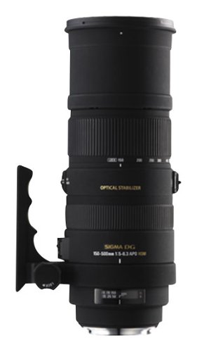  Sigma - 150-500mm f/5-6.3 APO DG HSM Digital Telephoto Zoom Lens for Select Sony Cameras - Black
