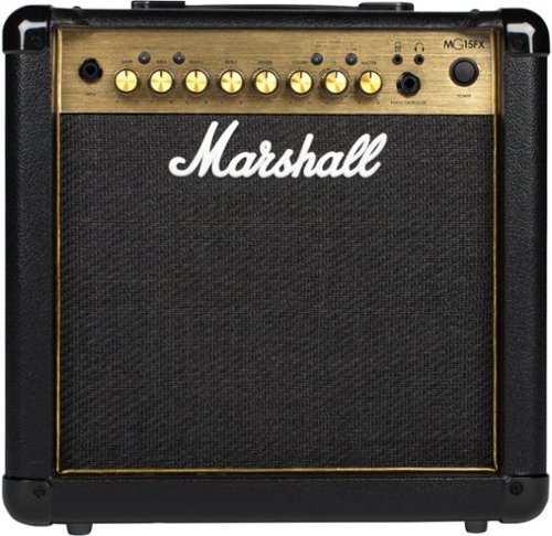 Marshall - MG15GFX Combo Guitar Amp with Digital Effects / Reverb and 3-band EQ - Black