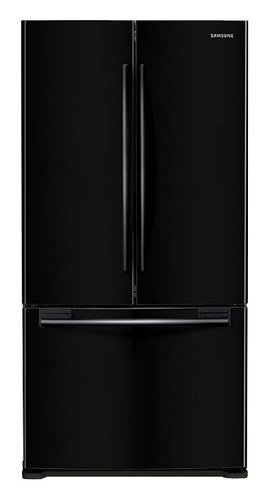  Samsung - 17.5 Cu. Ft. Counter-Depth French Door Refrigerator - Black