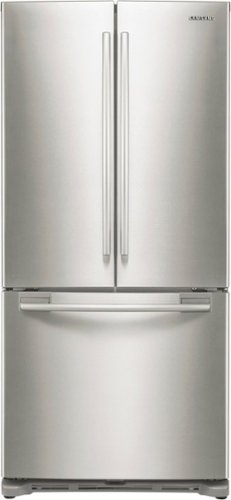  Samsung - 17.5 Cu. Ft. Counter-Depth French Door Refrigerator - Stainless Steel