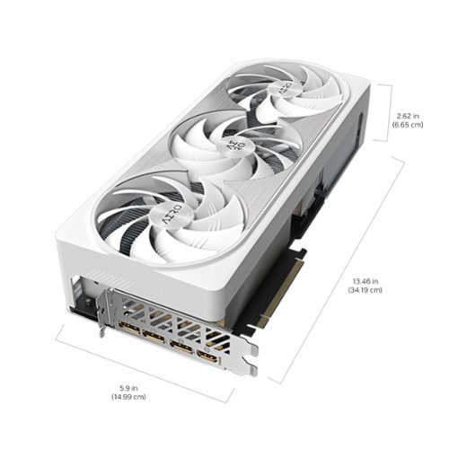 GIGABYTE NVIDIA GeForce RTX 4090 Aero OC 24GB GDDR6X PCI Express 4.0 Graphics Card - White BUY IN MIDDLE EAST