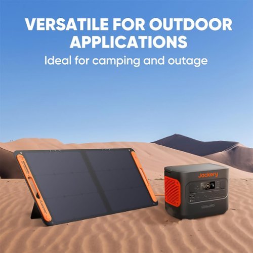 Jackery SolarSaga Portable Panel 100W Black JS-100C - Best Buy