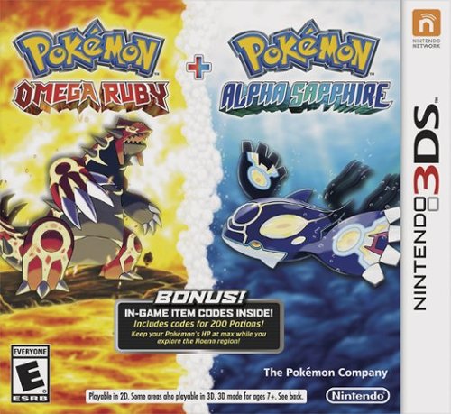  Pokémon Omega Ruby and Pokémon Alpha Sapphire Dual Pack - Nintendo 3DS