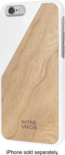  Native Union - CLIC Wooden Case for Apple® iPhone® 6 and 6s - White