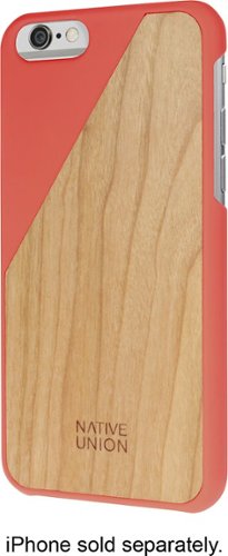  Native Union - CLIC Wooden Case for Apple® iPhone® 6 and 6s - Coral