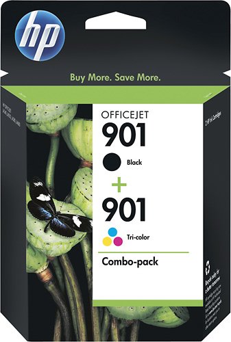  HP - 901 2-Pack Ink Cartridges - Black &amp; Tri-Color