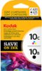 Kodak - Ink Combo Pack Standard Capacity - Ink Cartridges - Black/Multicolor-Front_Standard