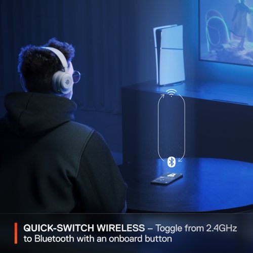 SteelSeries Arctis Nova 5P Wireless Gaming Headset for PS5, PS4 - White HOW TO BUY