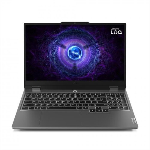 Lenovo - LOQ 15 15.6" 1920 x 1080 FHD 144Hz Gaming Laptop Intel Core i5-12450HX 12GB RAM DDR5 512GB SSD NVIDIA GeForce RTX - Graphite Grey-Front_Standard 