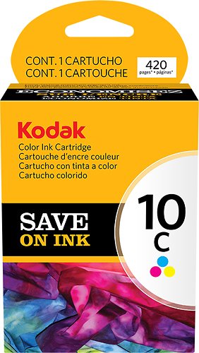  Kodak - 10C Standard Capacity - Color (Cyan, Magenta, Yellow, Black) Ink Cartridge - Multicolor