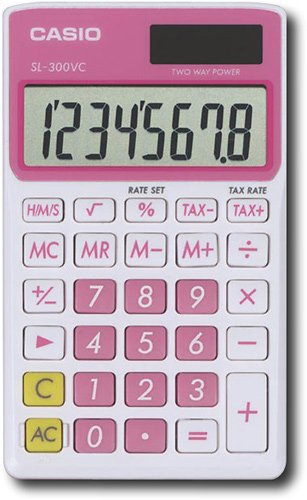 Image of Casio - Handy Calculator - Pink