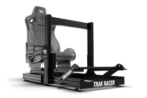 Trak Racer - TR80S Simulator with Recliner Seat & Brackets - Black-Front_Standard 
