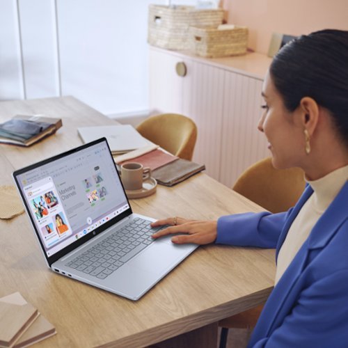 HP 14 2K Touchscreen Chromebook Plus - Intel Core 3 N355 - 8GB Memory - 128GB UFS - Glacier Silver BUY IN AUSTRALIA