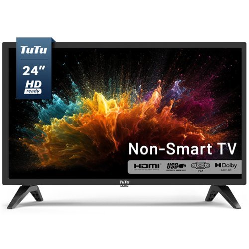 TuTu - 24" 720p HD 2K LED Non-Smart TV-Front_Standard 