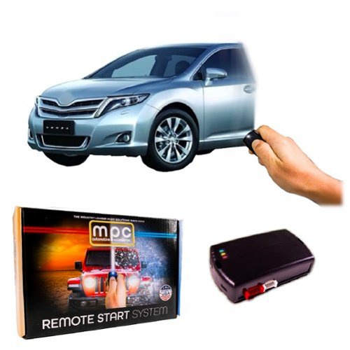 MPC - OEM Activated Remote Starter For 2009-2016 Toyota Venza Gas - Push-to-Start - Black-Front_Standard 