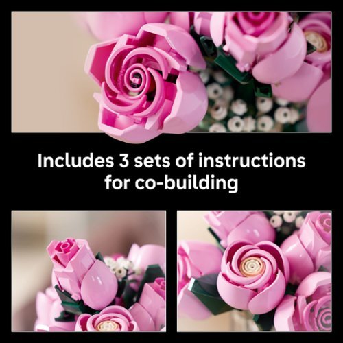 LEGO Botanicals Bouquet of Pink Roses 10374 - Best Buy