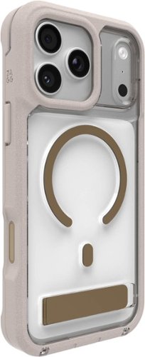 ZAGG - Rainier Snap with Kickstand for Apple iPhone 17 Pro Max - Sandstone-Front_Standard 