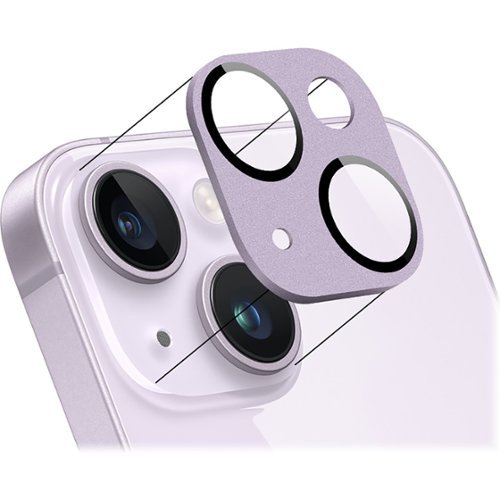SaharaCase ZeroDamage Camera Lens Protector for Apple iPhone 14 and iPhone 14 Plus (2-Pack) - Purple WORLDWIDE DELIVERY