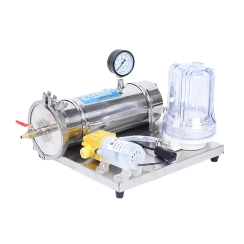 Home Collection - Electric Wine Filter 80W Stainless Steel Homebrewing Strainer 110V - Silver-Front_Standard 