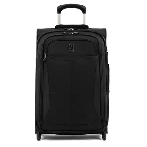 Front. Travelpro - Travelpro Tourlite Softside Expandable Upright 22" Carry On - Black.